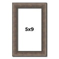 thumbnail image 1 of 5x9 IN Frame Silver Real Wood Picture Frame Width 1.25 Inches | Interior Frame Depth 0.5 Inches |, 1 of 8