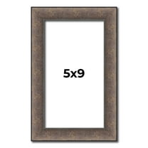 5x9 IN Frame Silver Real Wood Picture Frame Width 1.25 Inches | Interior Frame Depth 0.5 Inches |