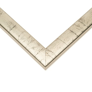 5x9 In Frame Silver Real Wood Picture Frame Width 1 inches | Interior Frame Depth 0.25 inches |