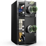 Omethey 6.0 Cub Heavy Duty Safe Box with Dual Alarm System, Digital Safe with Deposit Slot and Backlit Keyboard, Ideal for Home, Office, Hotel