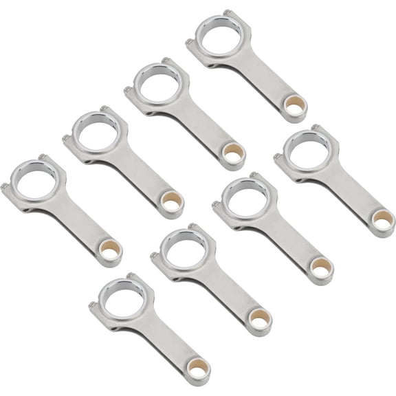 6.0 H-Beam Connecting Rods, 4340 Steel, 7/16, Fits Small Block Chevy