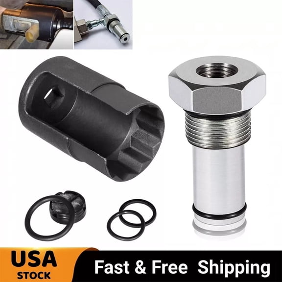6.0 IPR Valve Socket + HPOP Air Test Fitting Tool fit for Ford 6.0 Powerstroke