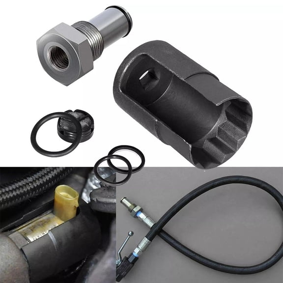 6.0 IPR Valve Socket + HPOP Air Test Fitting Tool for Ford 6.0L Powerstroke US
