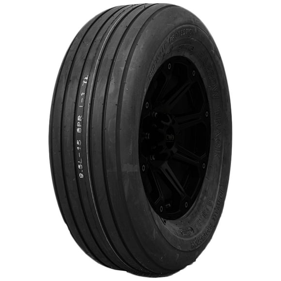 2x 6.00-16 10-Ply TRI Rib Tractor Tires With Tubes – Load Range E, Heavy Duty