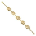 thumbnail image 1 of 6.00 CTW Natural Diamond Polki Beads Bracelet 925 Sterling Silver 14 K Gold Plated Women Jewelry, 1 of 5