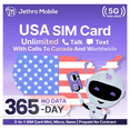 thumbnail image 1 of $6.00/Mo Jethro Mobile Sim Card Basic 12 Month Plan - Unlimited Talk & Text, 1 of 9