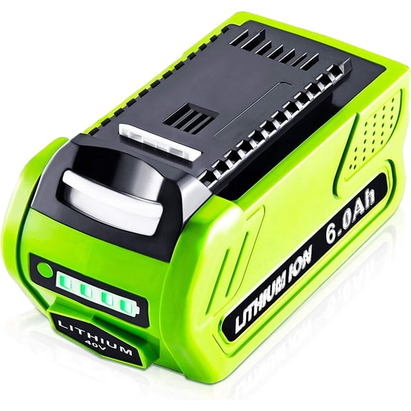 6.0Ah 40V Replacement Battery for Greenworks 40V Battery G-MAX 29472 29462 29252 20202 22262 25312 Cordless Power Tools Lithium-ion Battery