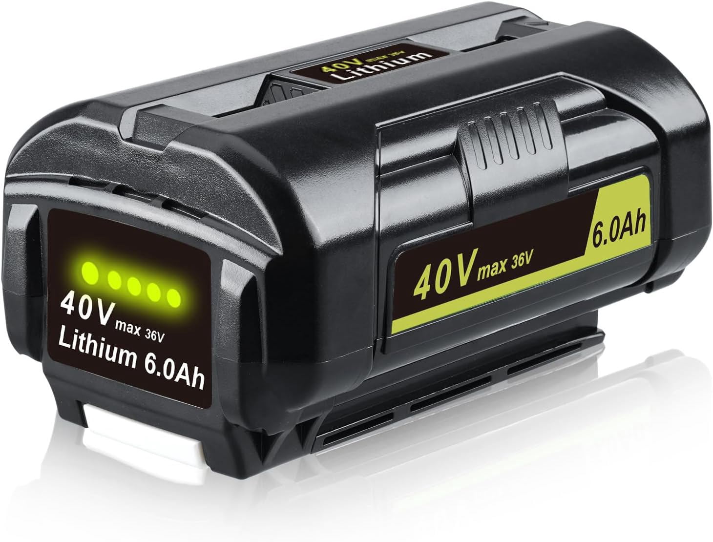 6.0Ah 40V replace Ryobi 40V battery compatible with Ryobi 40V battery OP40401 OP4060