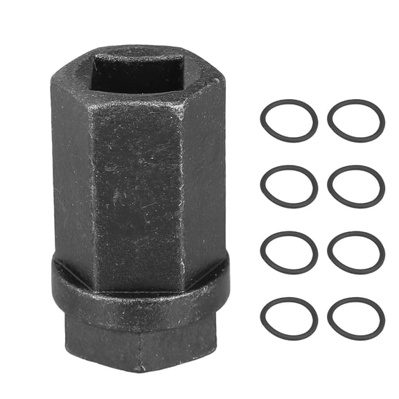 6.0L Diesel High Pressure Oil Rail Repair Kit Nipple Cup Seals O-Rings 1/2" Drive Socket