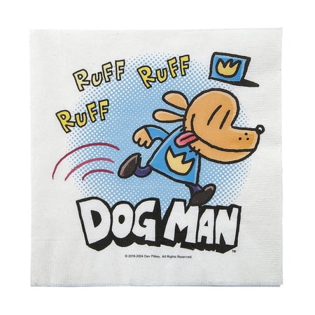 6 1/2" Bulk 50 Ct. Dog ManTM Disposable Paper Luncheon Napkins
