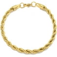 thumbnail image 1 of 6-1/2 Inch 3mm 304 Stainless Steel Herringbone Chain Bracelet for Men Women Durable Stylish Gold DIY, 1 of 2