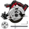 thumbnail image 1 of 18V Brushless Cordless 6-1/2 inch Circular Saw, 8000 RPM Variable Speed, for Milwaukee M18 Battery, Battery Not Included, 1 of 9