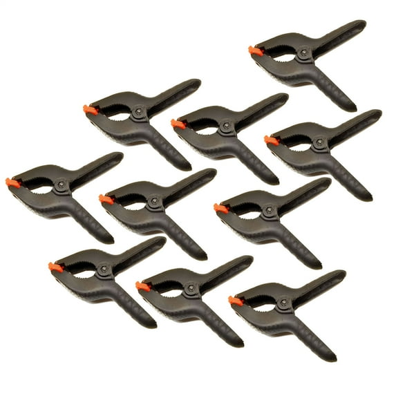 6 - 1/2" Plastic Market Stall Clips / Clamps Grips Holder 10 Pack TE223
