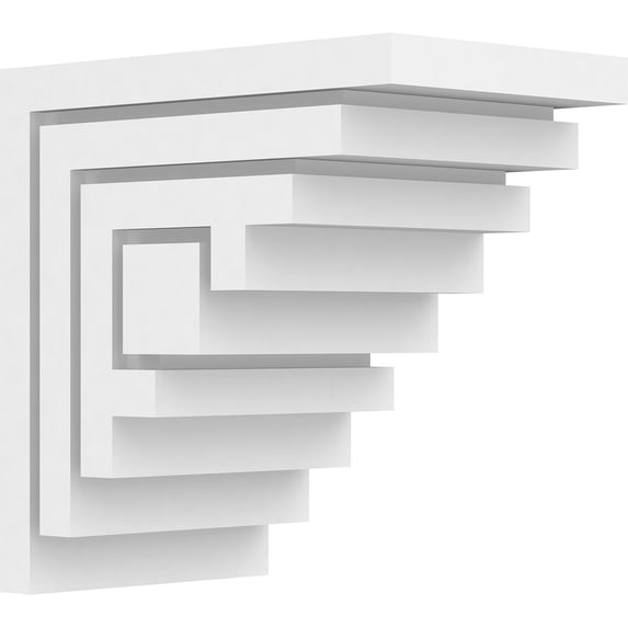 6 1/2"W x 10"D x 10"H Standard Landon Architectural Grade PVC Bracket