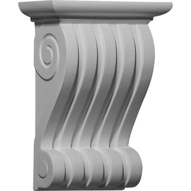 6 1/2"W x 3 3/8"D x 9"H Leandros Corbel