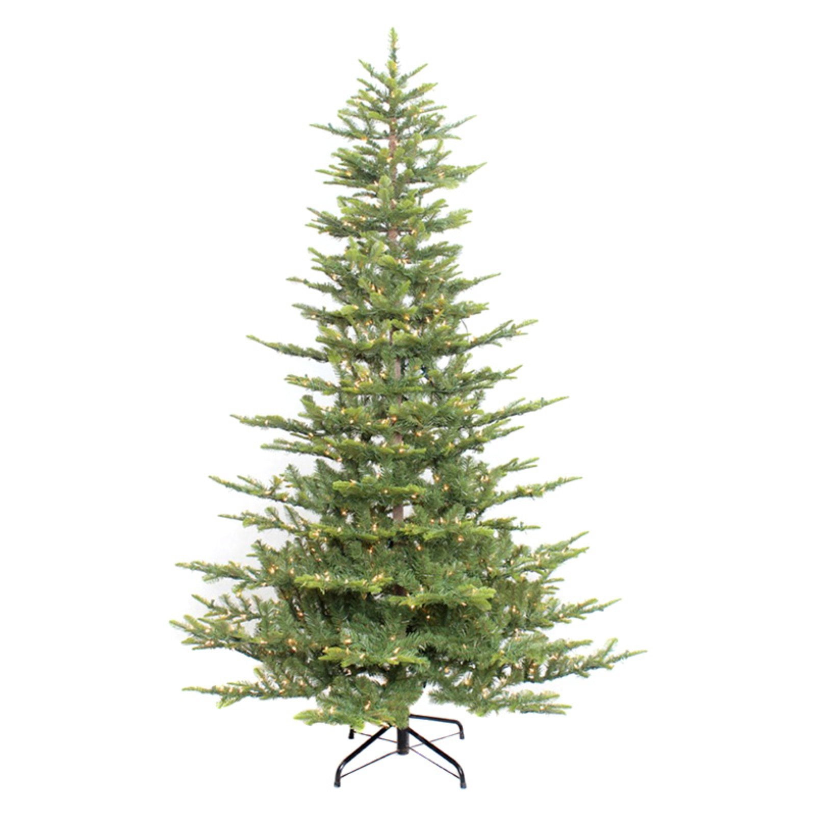 6.5 ft Green Fir Pre-Lit Artificial Christmas Tree with Clear Lights