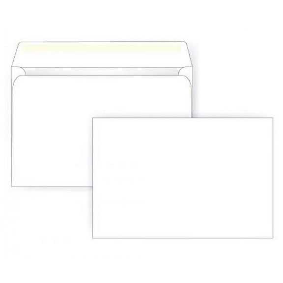 6 1/2 x 9 1/2 Booklet Envelope - 24# White - Open Side (6.5 x 9.5) - Large Envelope Series (Box of 500)