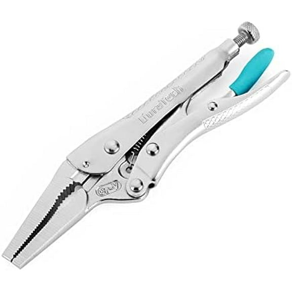 6-1/2Inch Long Nose Locking Pliers, Premium Cr-V Construction, Long Nose Pliers with Wire Cutter for Easy Access to Hard to Reach Areas$$Tools & Hardware Other