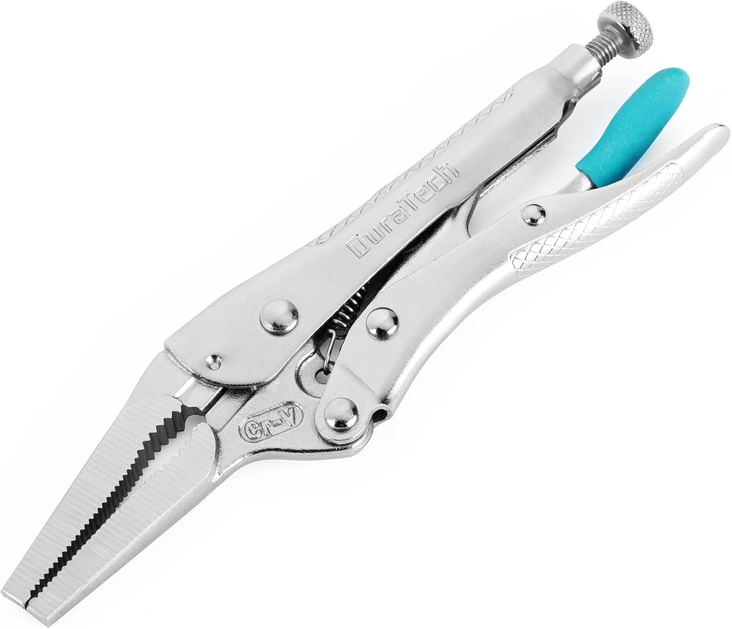 6-1/2Inch Long Nose Locking , Premium Cr-V Construction, Long Nose with Wire Cutter for Easy Access to Hard to Reach Areas