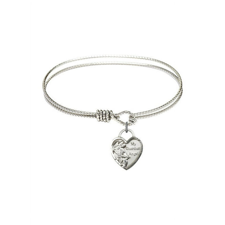 Heart Hook and Eye Bangle