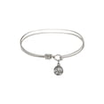 thumbnail image 1 of 6 1/4 inch Oval Eye Hook Bangle Bracelet w/ Guardian Angel in Sterling Silver, 1 of 3