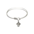 thumbnail image 1 of 6 1/4 inch Round Eye Hook Bangle Bracelet w/ Communion 5-Way in Sterling Silver, 1 of 3