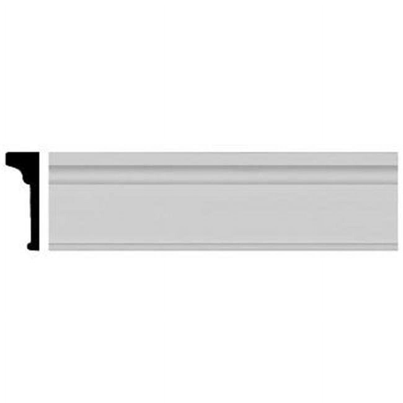 Primed White Polyurethane Crown Panel Moulding 94.5"