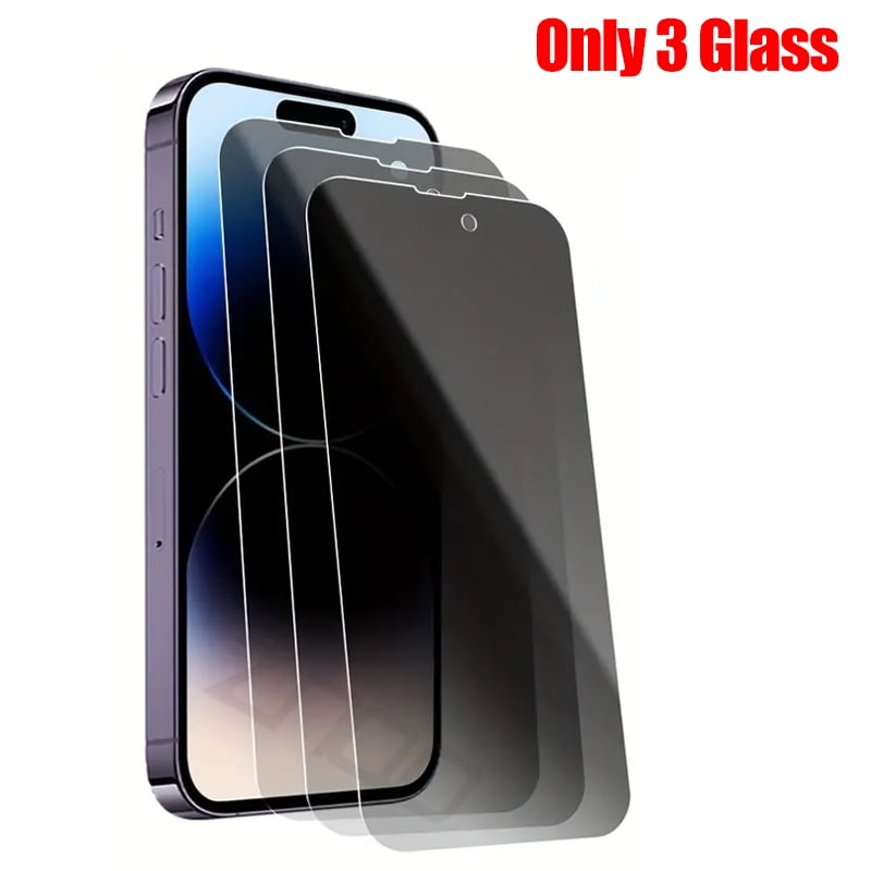 6 in 1 Anti Spy Tempered Glass Screen Protector For iPhone 11 12 13 14