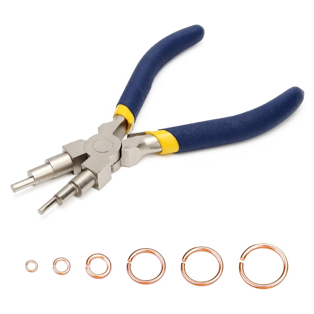 6 In 1 Bail Making Pliers,6 Step Wire Looping Pliers With Anti Slip ...