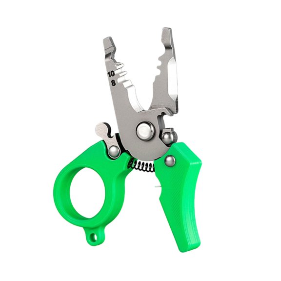 6 In 1 Function Wire Stripper And Crimping For Electrical Work And Home Stainless Steel Angle Angle Divisor Large Protractor with Swing Arm 5 in 1 Sliding Gauge for Carpentry Angular Grinder Drafting