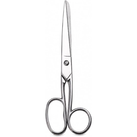 6.1 Inch Fabric Scissors, Sharp Stainless Steel Sewing Shears with Ergonomic All Metal Handle, Ambidextrous All Purpose Scissors for Crafts, Office and Home Use