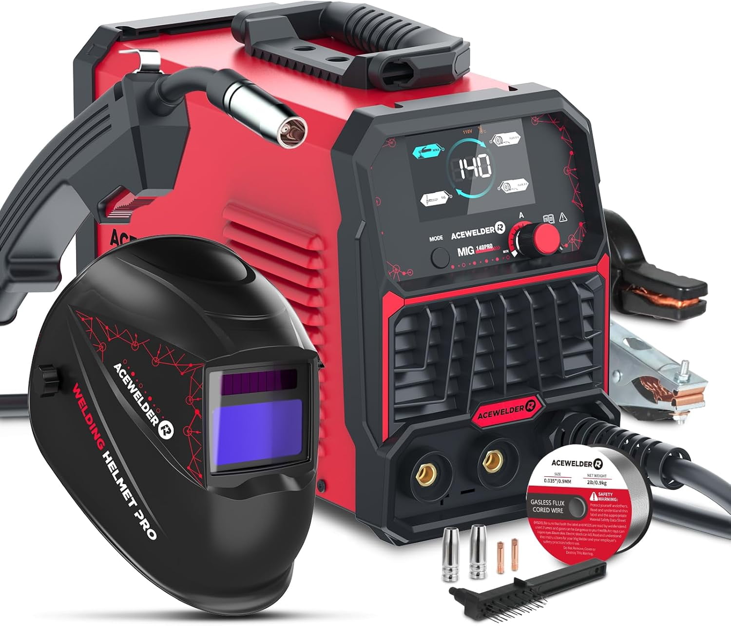 6 in 1 Jump Starter with Air Compressor 150 PSI Tire Inflator, Upgraded ...