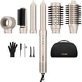 thumbnail image 1 of 6 in 1 Multi Hair Styler Dryer Brush, 110,000 RPM High-Speed, Negative Ionic, Fast Drying for Professional Blow Dry, Curling, Volumizing, Straightening and Styling, Gold, 1 of 4