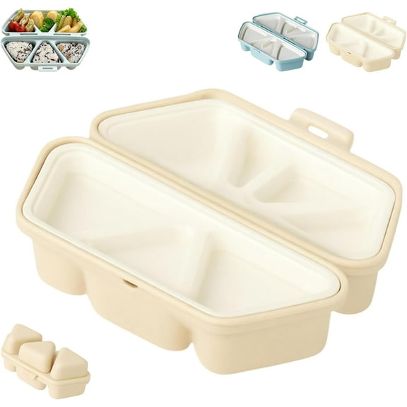 6 in 1 Onigiri Mold Set, 2026 New Large Silicone Triangle Rice Ball Press for Sushi & Musubi, Non-Stick 6-Cavity Mold for Quick Bento Lunch & Meal Prep