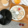 thumbnail image 1 of 6 in 1 Onigiri Mold,Triangle Sushi Mold,Once Cavity Press Onigiri Rice Ball,Multifunctional Rice Ball Mold for Making and Storing Sushi,Easy to Store Carry, 1 of 8