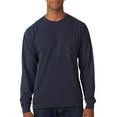 thumbnail image 1 of 6.1 Oz. Long-Sleeve Pocket T-Shirt , C4410 , MIDNIGHT , Large, 1 of 1