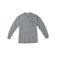 thumbnail image 1 of 6.1 Oz. Long-Sleeve Pocket T-Shirt , C4410 , GRANITE , Small, 1 of 1