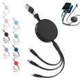 thumbnail image 1 of 6 in 1 - Retractable Cables with Fast Charge Adapter, 6 in 1 Retractable Charger, 6-in-1 Retractables Cable with Fast Charge Adapter, 𝟔 𝐈𝐧 𝟏 𝐑𝐞𝐭𝐫𝐚𝐜𝐭𝐚𝐛𝐥𝐞 Charging Cable (Black), 1 of 8