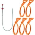 6 in 1 Sink Snake Drain, Drain Clog Remover Cleaning Tools, Plastic