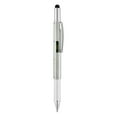 thumbnail image 1 of 6 in 1 Tech Tool Pen with Scale, Level Gauge, Ballpoint Pen, Touchscreen Stylus and Flat Head Screw Drivers, Multifunction Tool Pen Mens Gift Fit for Engineers and Technicians, 1Pc(Silver,5.9x0.2"), 1 of 9