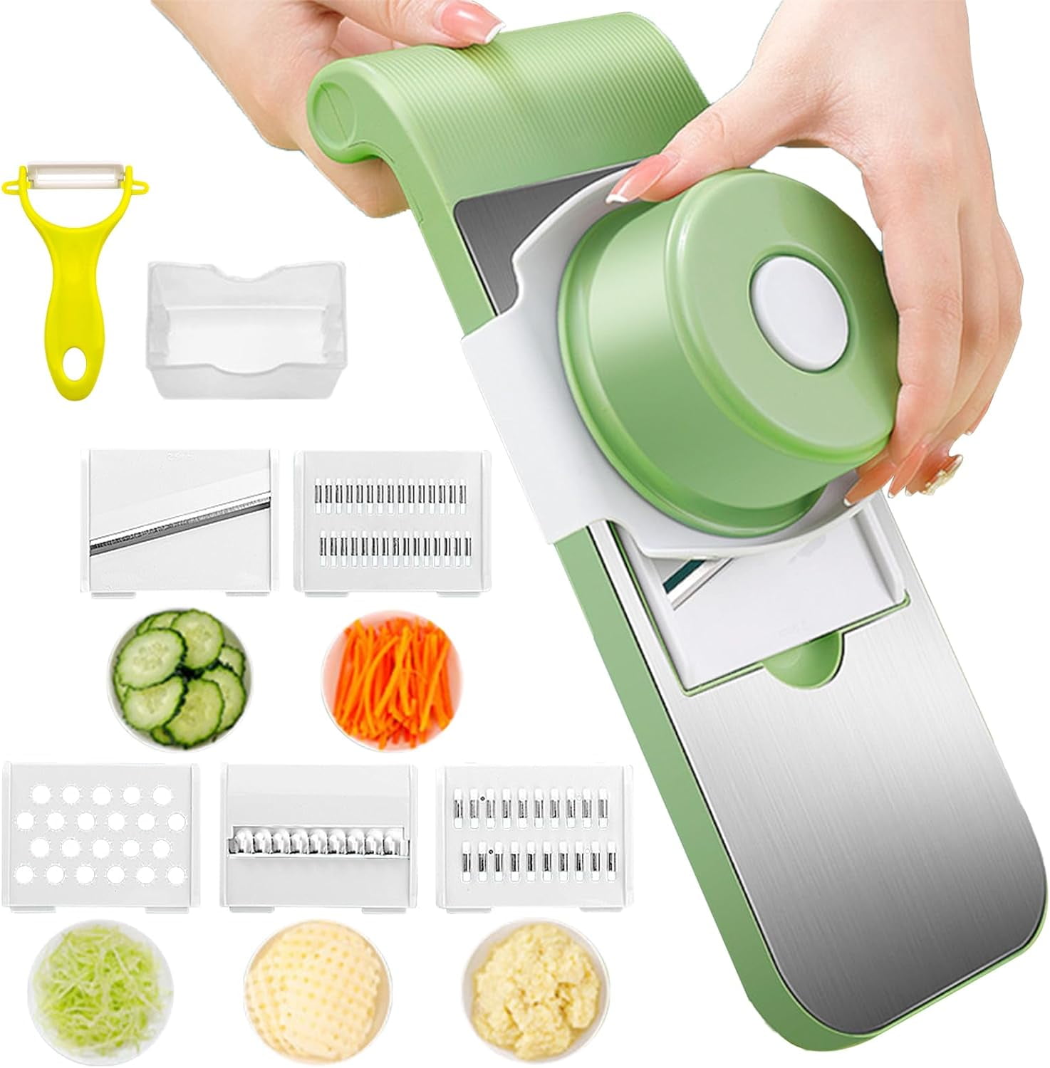 6 in 1 Vegetable Chopper, Multifunction Vegetable Cutter, Onion Chopper