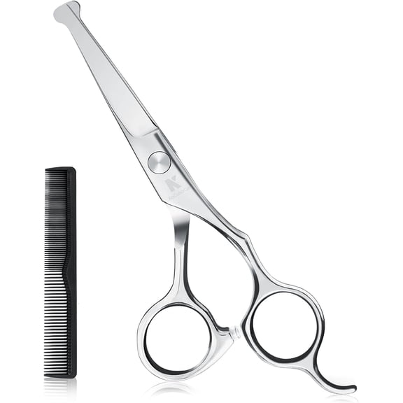 6.1 inch Kids Hair Cutting Scissors Safety Rounded Tips Haircut Scissors, Professional Safe Shears for Baby, Toddler, Children, Women and Men, Barber, Salon Home Use