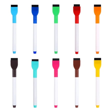 6/10/12 Colors Whiteboard Markers Dry Wipe Pen with Eraser Whiteboard Pens