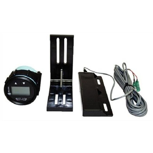 61012 in. Atlas Jack Plate Digital Gauge Kit, Black Face