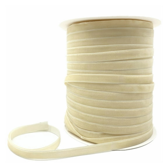 6/10/15/20/25/38mm Cream Velvet Ribbon Handmade Wedding Party Decoration Ribbon For Gift Wrapping DIY Hair Bowknot Sewing Fabric