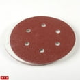 thumbnail image 1 of 6" Round Hook and Loop Sanding Discs Sandpaper With Holes 80 Grit, 1 of 1