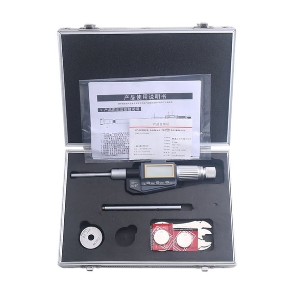 6-100mm High-Precision Electronic Digital Display Three-Claw Three-Point Inner Diameter Micrometer Bearing Inner Hole Measuring ,Precision Measuring