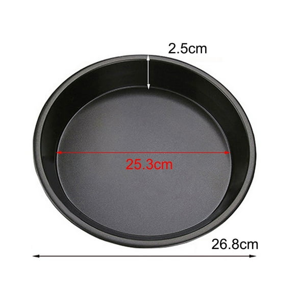 6-10In Microwave Oven Pan Chip Tray Dish Pizza Bacon Baking Non-Stick Cook Tray