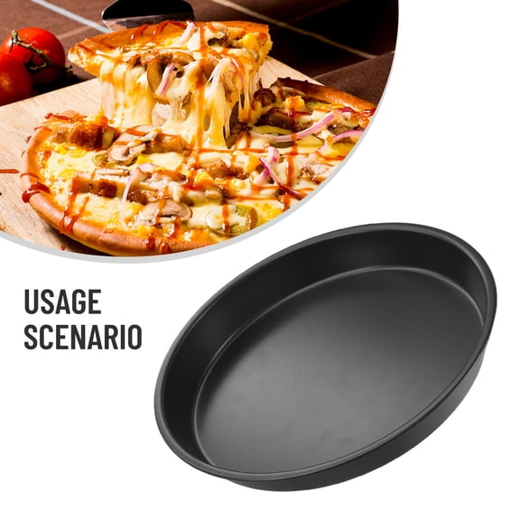 6-10In Microwave Oven Pan Chip Tray Dish Pizza Baking Non-Stick Cook Tray C YIWEI