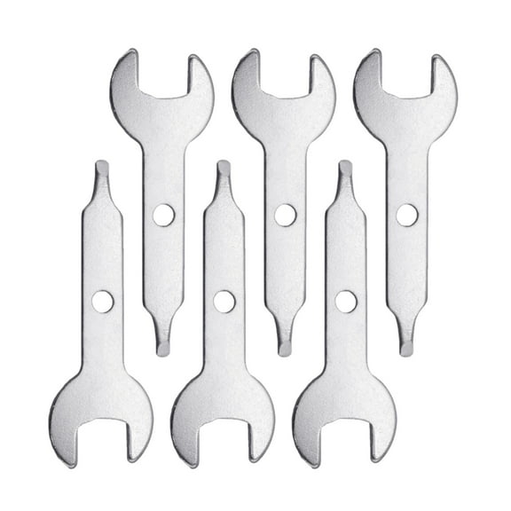 6/10Pack Stainless Steel Collet Chuck Wrench Spanner Key Nut Spanner Collet Wrench Key for Engraving Machine Accessories